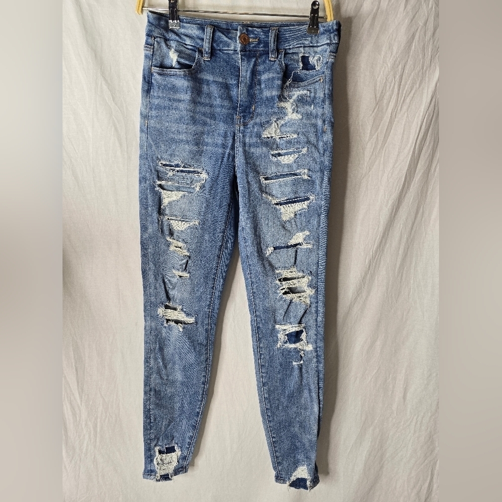 American Eagle Curvy Hi-rise jeggings size 6